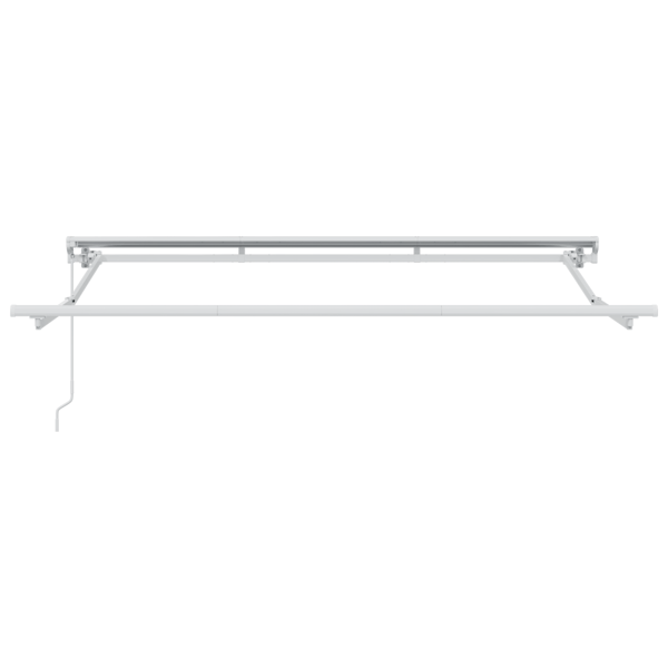 Utfällbar markis Randig Antracit 300 x 200 cm tyg
