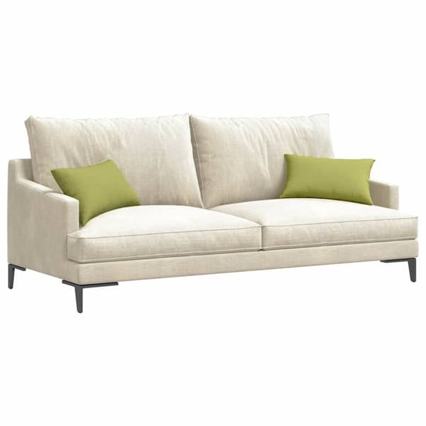 Sofakuddar 2 pcs Ljusgrön 50 x 30 cm tyg