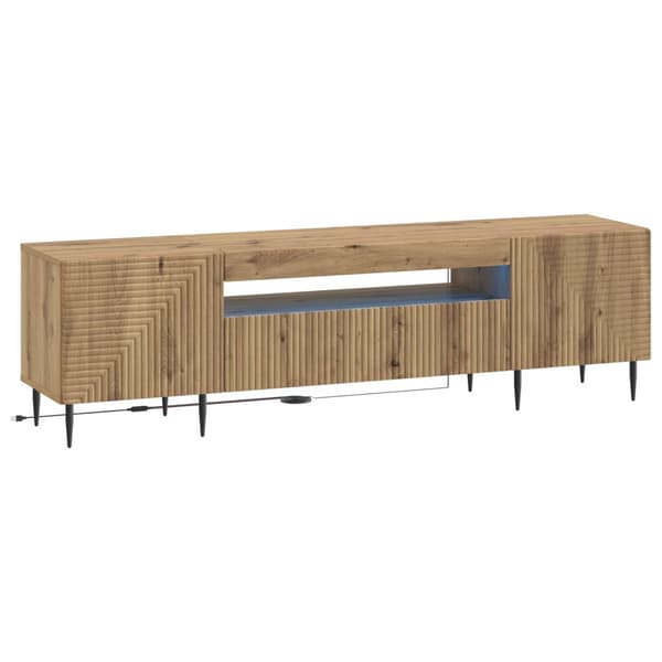 LED TV-skåp Artisan-ek Konstruerat trä