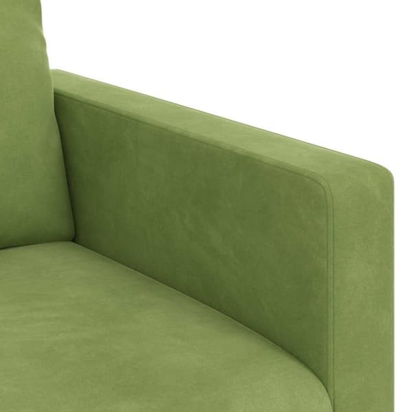 Soffa Ljusgrön 198 x 78 x 80 cm Sammet