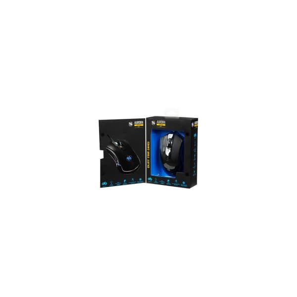 iBOX Aurora A-3 - mus - USB - svart