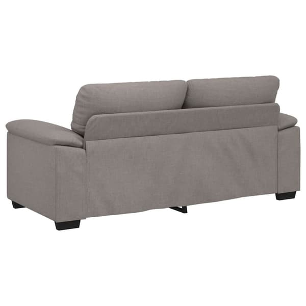 2-sitssoffa taupe 180x81x84 cm tyg