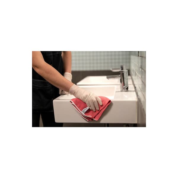Microfiberduk VIKAN 32x32cm röd 5/fp