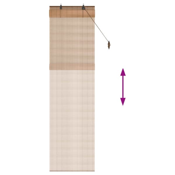 Rullgardin Brun 70 x 220 cm Bambu