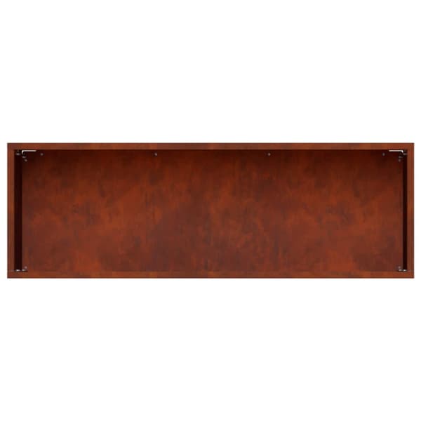 Trädgårdsplanterare 2 st Rostig 40 x 20 x 20 cm