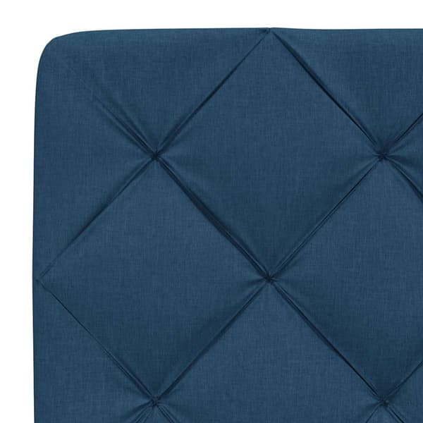 Headboard Cushion Blue 160 cm Fabric