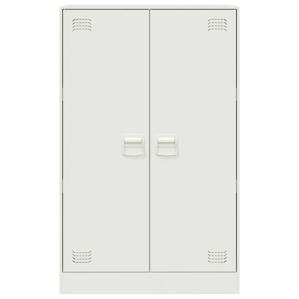 Skänk vit 67x39x107 cm stål