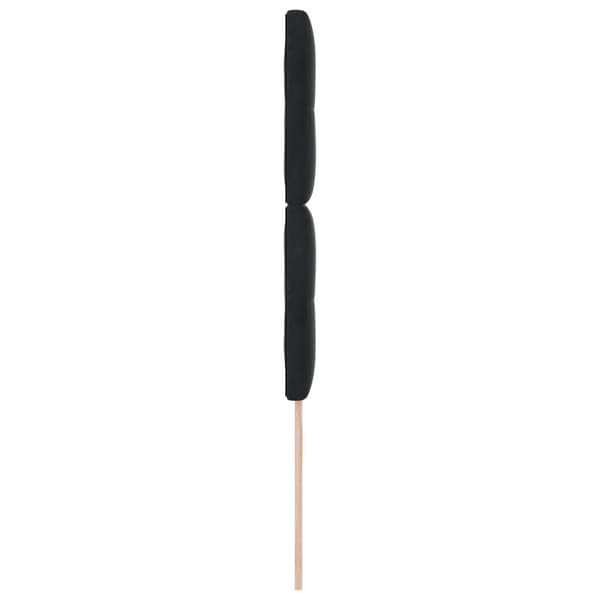 Huvudgavel Svart 100 cm Sammet