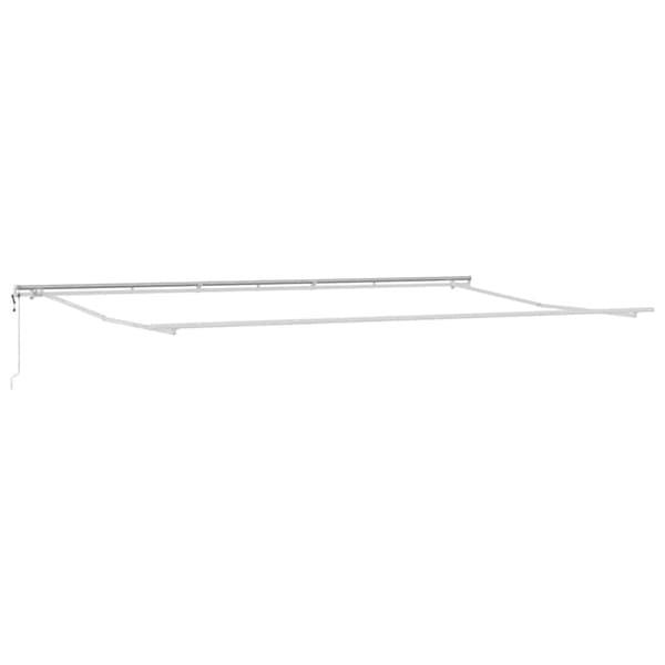 Markisram Vit 600 × 300 cm Aluminium