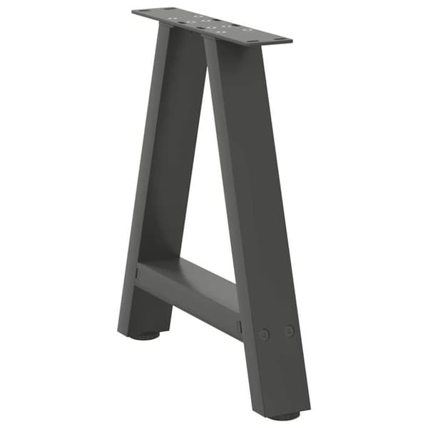 Soffbordsben A-formade 2 st antracit 50x(42-43) cm stål