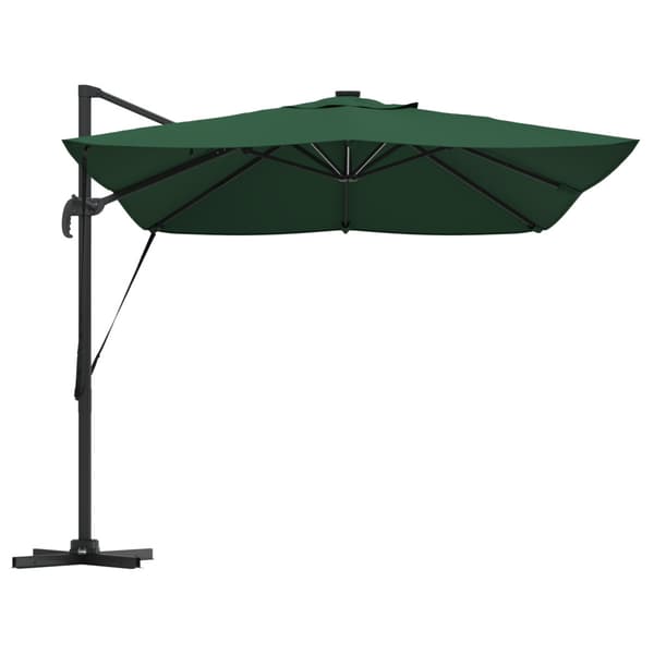 Parasoll Grön 352 x 251 x 265 cm Polyester och aluminium