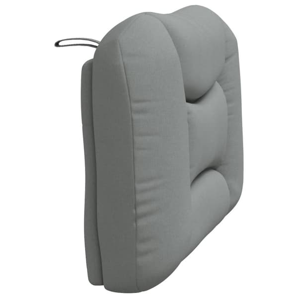Headboard Cushion "Hvar" Light Grey 90 cm Fabric
