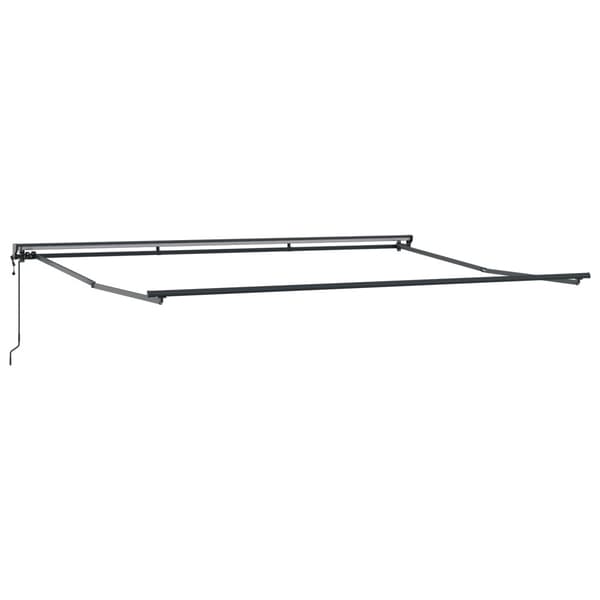 Markisram Justerbar Antracit 4,5 × 3 m Stål