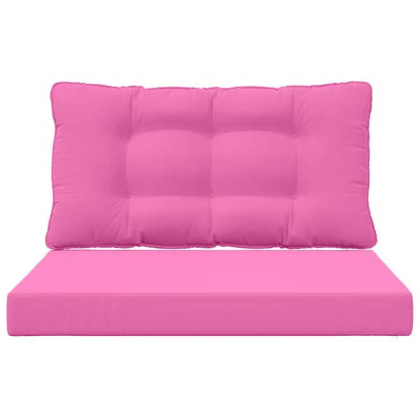 Utomhus Soffa Kudde 2 pcs Rosa Polyester