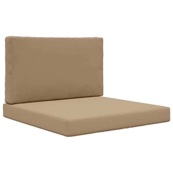 Utomhus Soffa Kudde 2 pcs Taupe Polyester