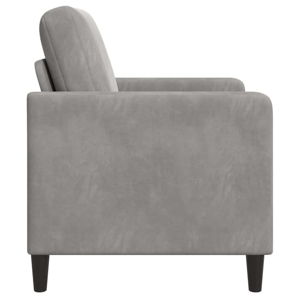 Soffa med förvaring Ljusgrå 72 x 78 x 87 cm Polyester