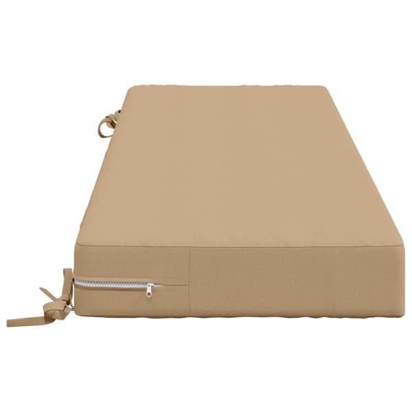 Sittkudde SOEST 100% Polyester Sand 120 x 40 x 10 cm