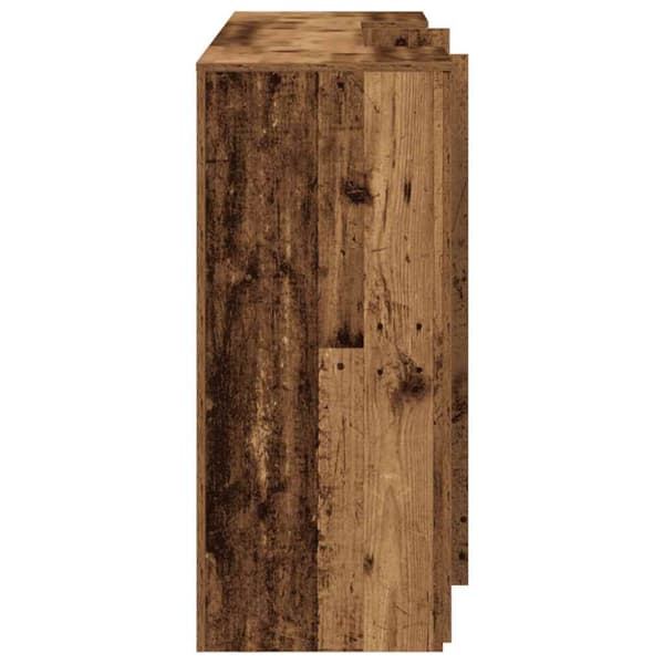 Receptionsdisk grå sonoma 200x50x103,5 cm konstruerat trä