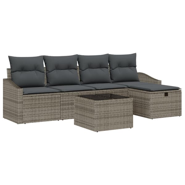 Soffset med kudde 5 pcs konstrotting