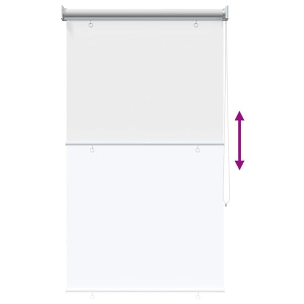Rullgardin UV-skydd Vit 60 x 230 cm Polyester