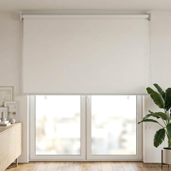 Rullgardin UV-skydd Vit 80 x 230 cm Polyester