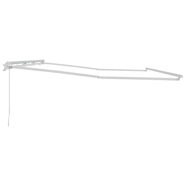 Markisram Vit 600 × 350 cm Aluminium