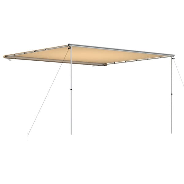 Husvagnsmarkis 3,6x3x2,15 m beige