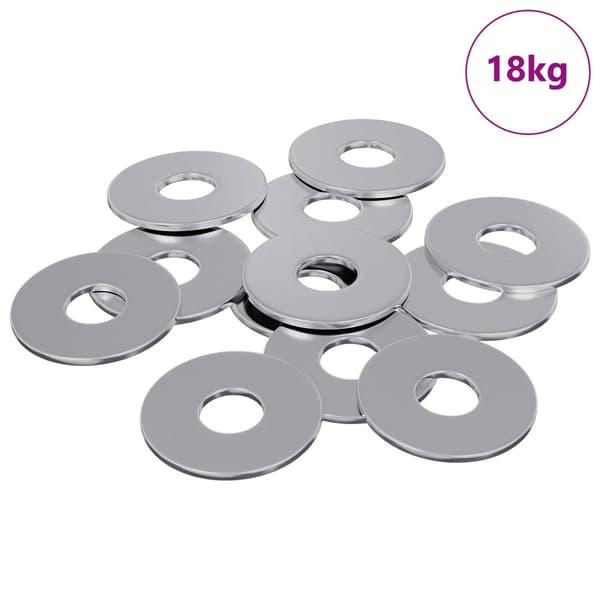 Skivor 9000 pcs Silver Järn