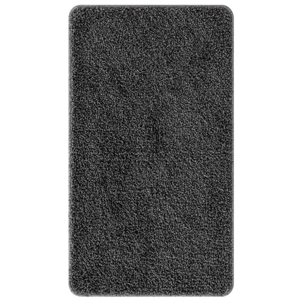 Halkfri Badmatta Mörkgrå 70 x 120 cm PP