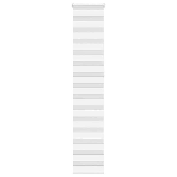 Rullgardin zebra vit 45x230 cm tyg bredd 40,9 cm polyester