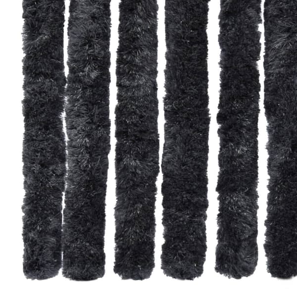 Insektsdraperi antracit 56x200 cm chenille