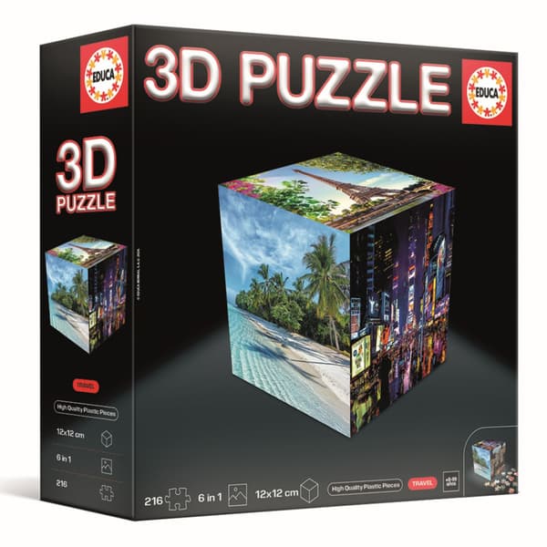 Educa 3D-pussel Kub resor