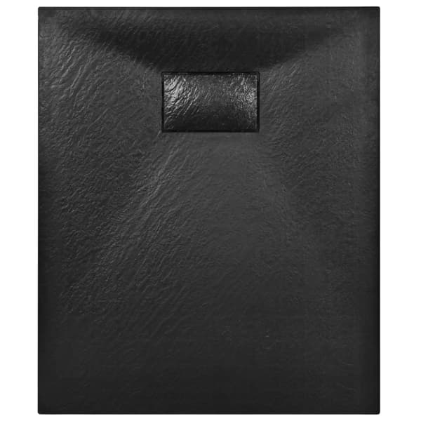 Duschkar SMC svart 90x70 cm