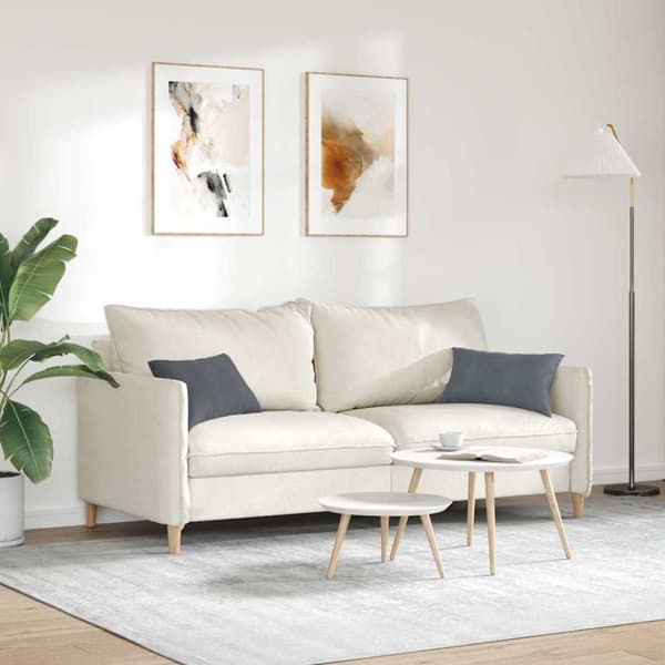 Sofakuddar 2 pcs Mörkgrå 50 x 30 cm Kordread tyg