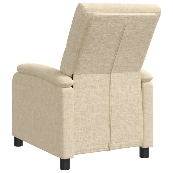 Recliner Gräddvit Tyg