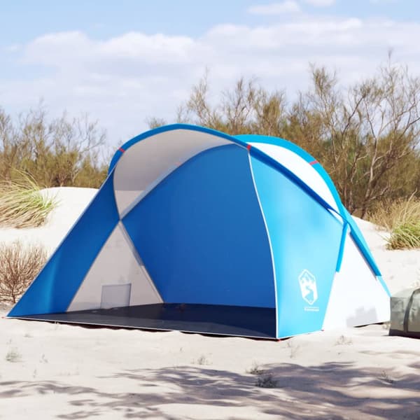 Strandtält azurblå pop-up vattentät