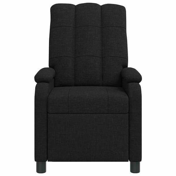 Massagefåtölj Svart Tyg