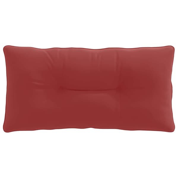 Ryggkudde PUTTEN 100% Polyester Vinröd 70 x 40 x 10 cm
