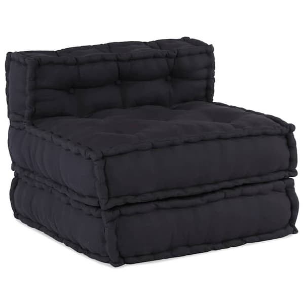 Modulär soffa antracit 70x70x54 tyg