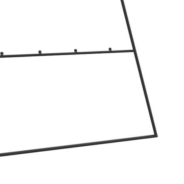 Julgran i metall svart 210 cm