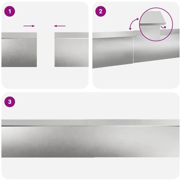 Snigelstaket 8 pcs Silver Rostfritt stål