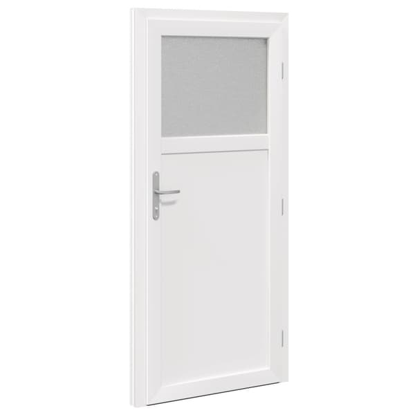 Sidentré Dörr Vit 98 x 198 cm PVC