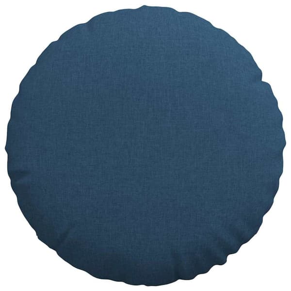 Sittkuddar 2 pcs Blå Ø50 x 19 cm tyg