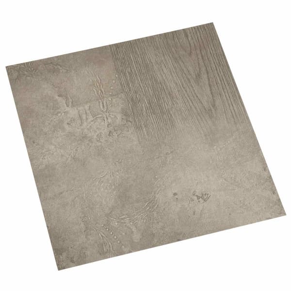 Golvplankor 55 pcs Grå 5,11 m² PVC