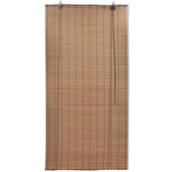Rullgardin bambu 80x220 cm brun