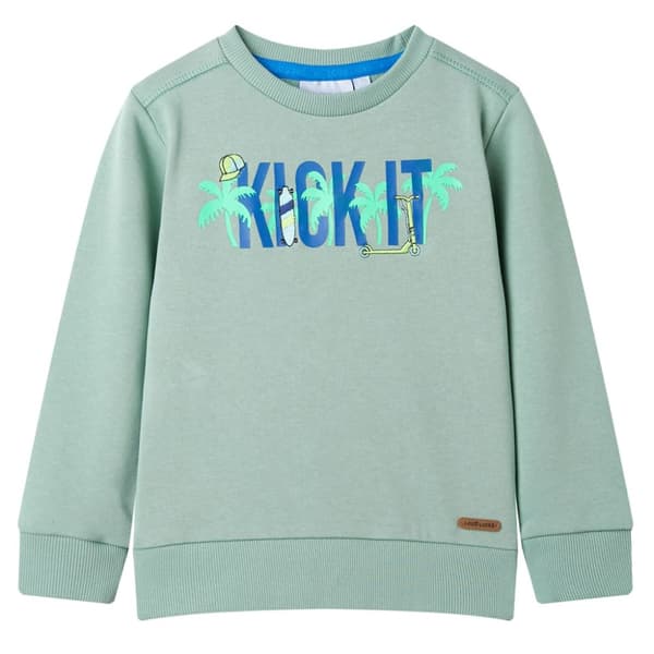 Barntröja ljus khaki 116