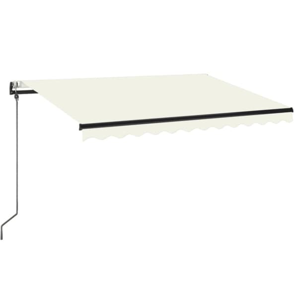 Automatisk markis 350x250 cm gräddvit