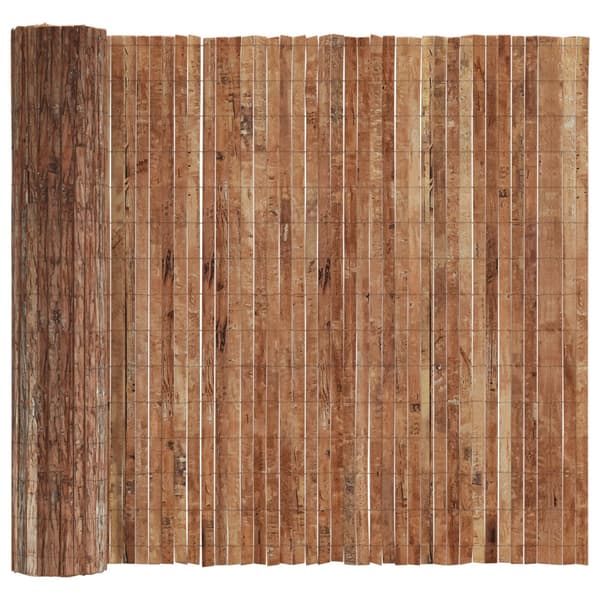 Barkstaket Brun 400 x 125 cm Bark