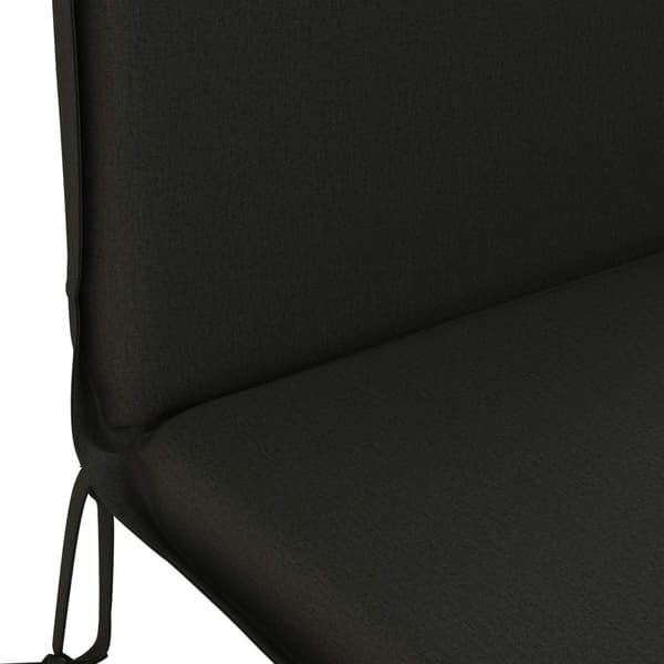 Solsängkudde GEMERT 100% Polyester Svart 55 x 135 x 6 cm