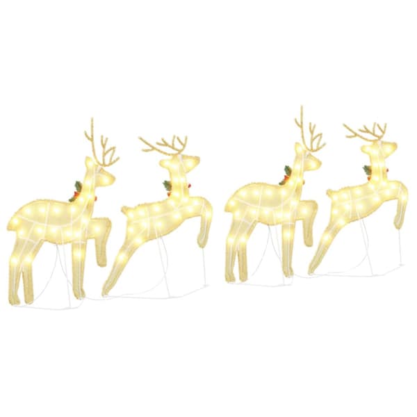 LED Renar 4 pcs Guld tyg